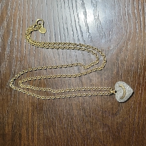 Vintage Juicy Couture Heart Pendent Necklace - Picture 2 of 5